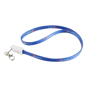 2 in 1 Lanyard USB charging and data cable for iPhone and An
