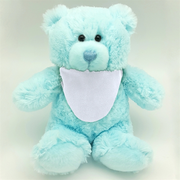 8" Bright Color Blue Bear - Image 2