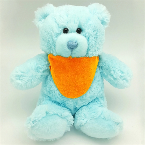8" Bright Color Blue Bear - Image 5