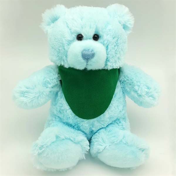 8" Bright Color Blue Bear - Image 6