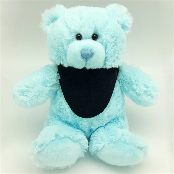 8" Bright Color Blue Bear - Image 8