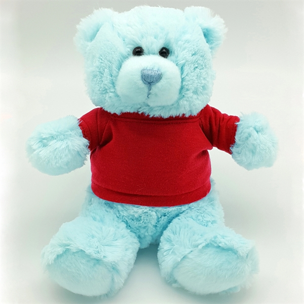 8" Bright Color Blue Bear - Image 10
