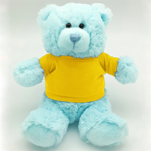 8" Bright Color Blue Bear - Image 11