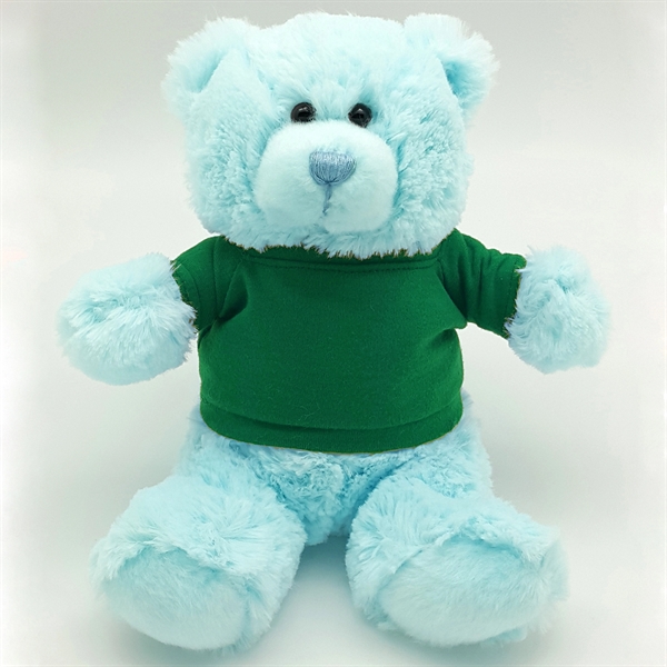 8" Bright Color Blue Bear - Image 12
