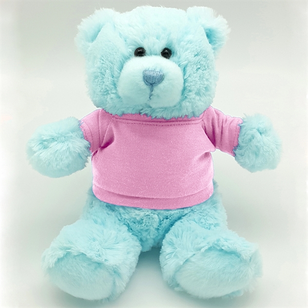 8" Bright Color Blue Bear - Image 16