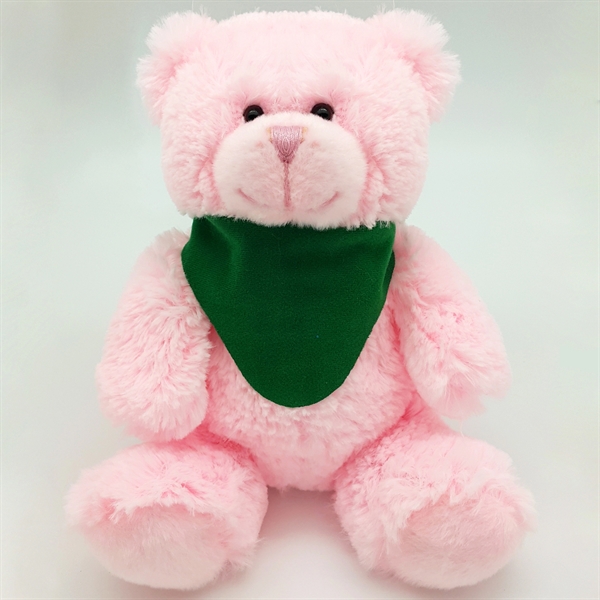8" Bright Color Pink Bear - Image 6
