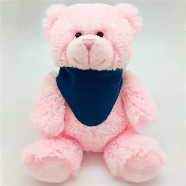 8" Bright Color Pink Bear - Image 7