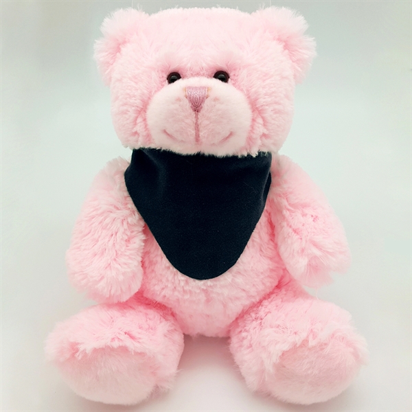 8" Bright Color Pink Bear - Image 8