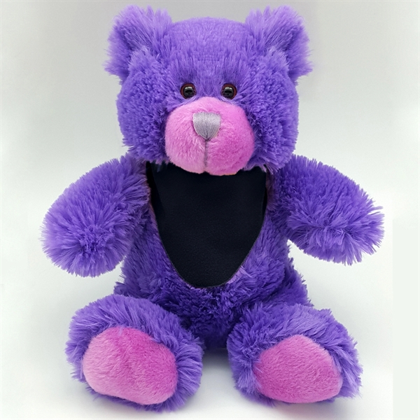 8" Bright Color Purple Bear - Image 8