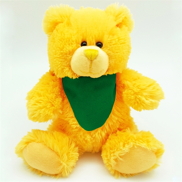 8" Bright Color Yellow Bear - Image 6