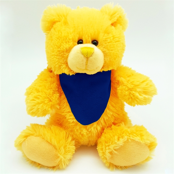 8" Bright Color Yellow Bear - Image 7