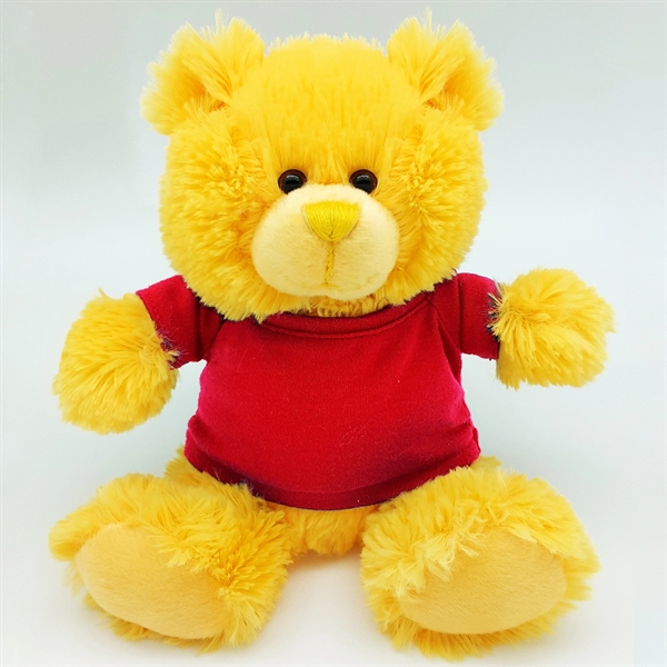 8" Bright Color Yellow Bear - Image 10