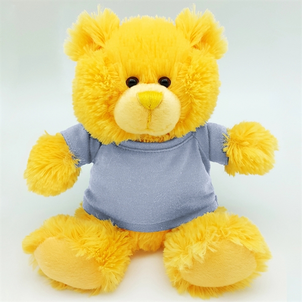 8" Bright Color Yellow Bear - Image 14