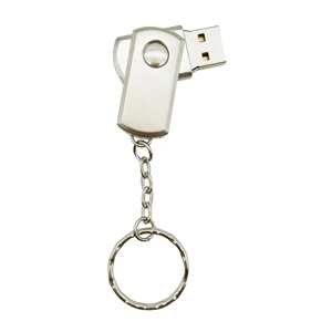 Metal Body 1 GB USB Flash Drive with Key Chain