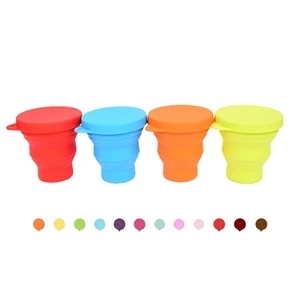 Food Grade Silicone Foldable Travel Camping Cup