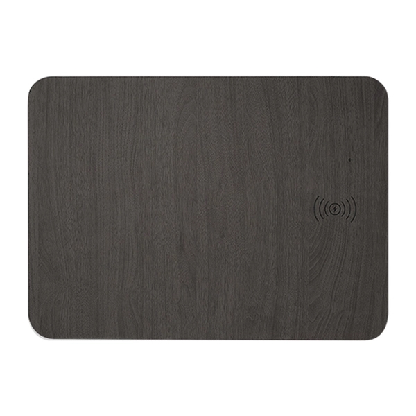 Qi Wireless Charger and Mouse Mat / Pad With Wood like look - Image 2