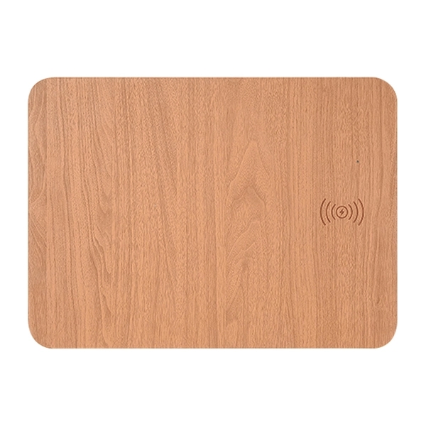 Qi Wireless Charger and Mouse Mat / Pad With Wood like look - Image 12
