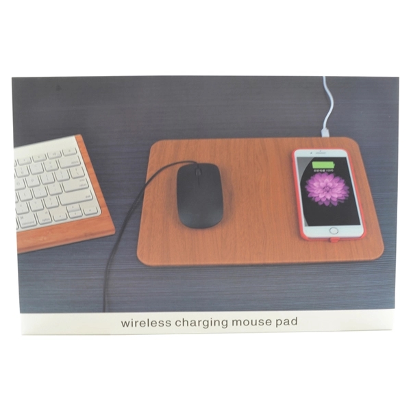 Qi Wireless Charger and Mouse Mat / Pad With Wood like look - Image 13