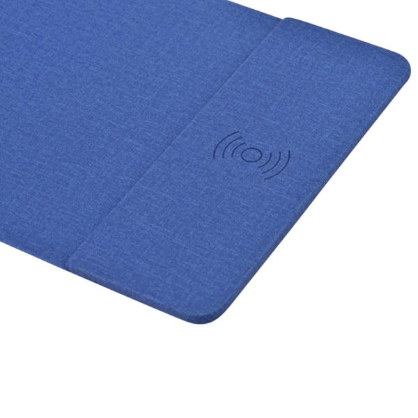 Qi Wireless Charger and Mouse Mat / Pad Textile Fabric - Image 4