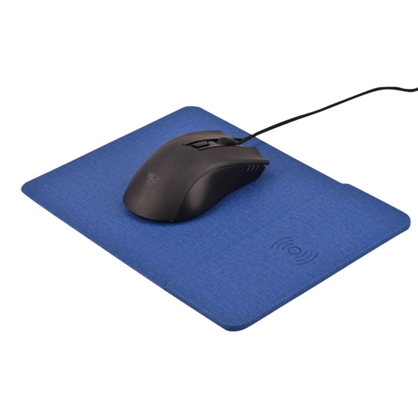 Qi Wireless Charger and Mouse Mat / Pad Textile Fabric - Image 7
