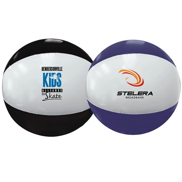 12" Two-Toned Beach Ball - Image 1