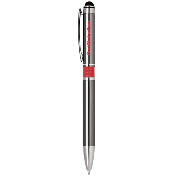 Aluminum Click Action Stylus Ballpoint Pen - Image 3