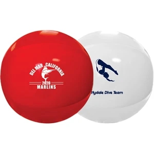 12" Solid-Colored Beach Ball