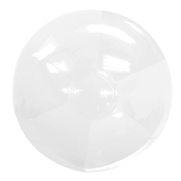 12" Solid-Colored Beach Ball - Image 3