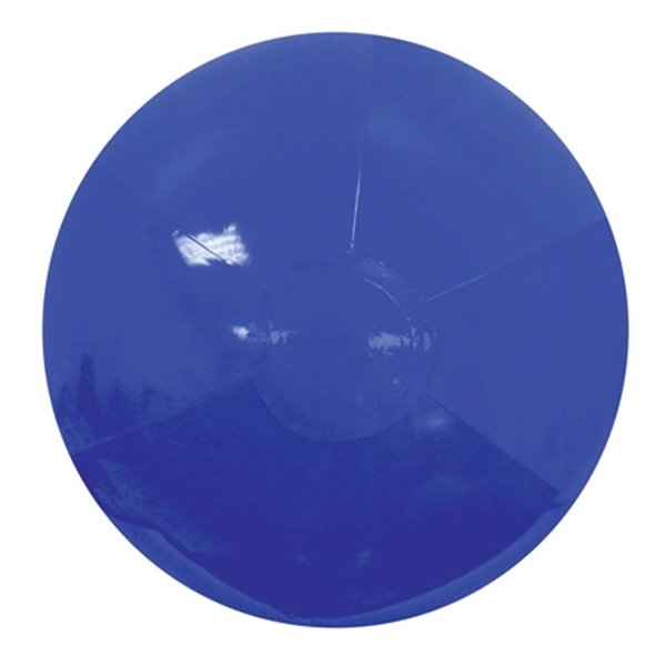 12" Solid-Colored Beach Ball - Image 4