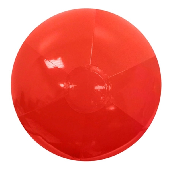 12" Solid-Colored Beach Ball - Image 5