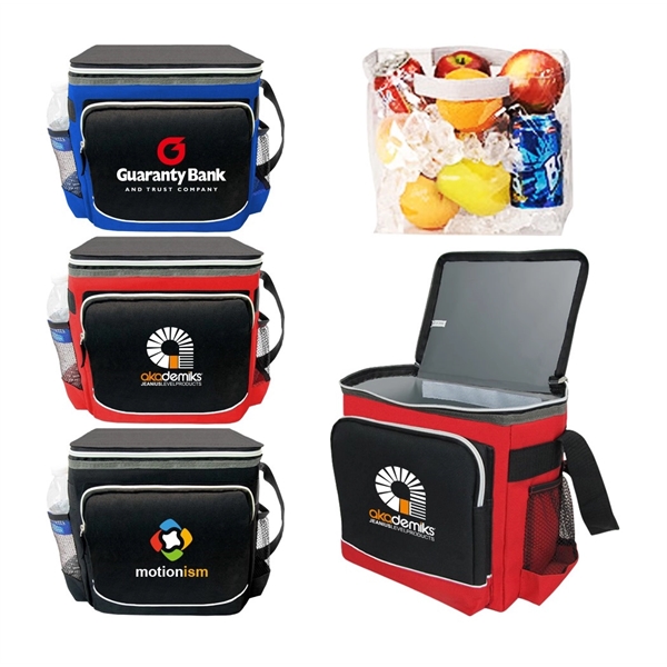 12 Can 600D Polyester Cooler Bag - Image 1