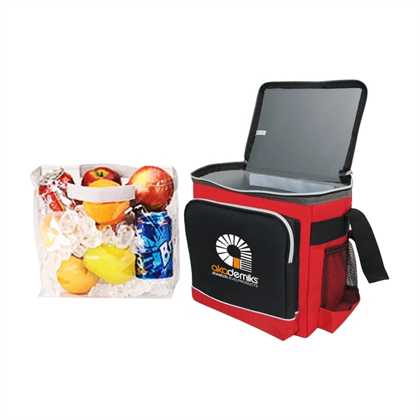 12 Can 600D Polyester Cooler Bag - Image 5