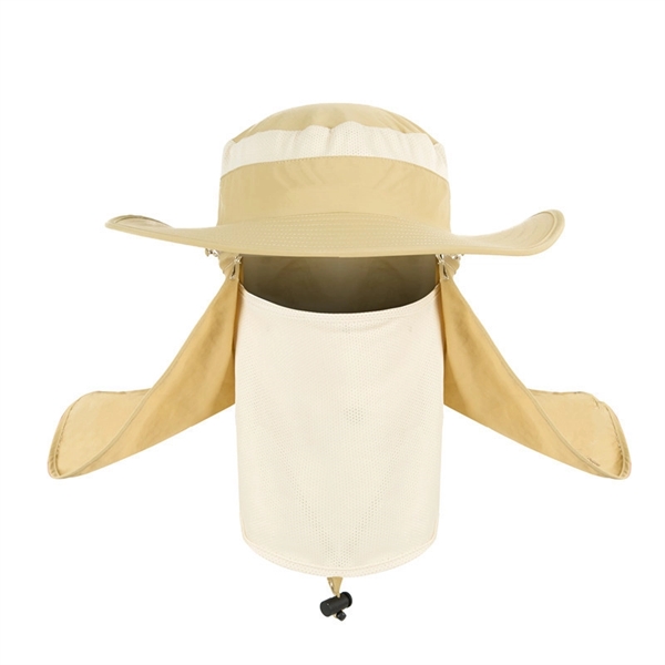 Fishing quick-drying hat with mask - Image 4