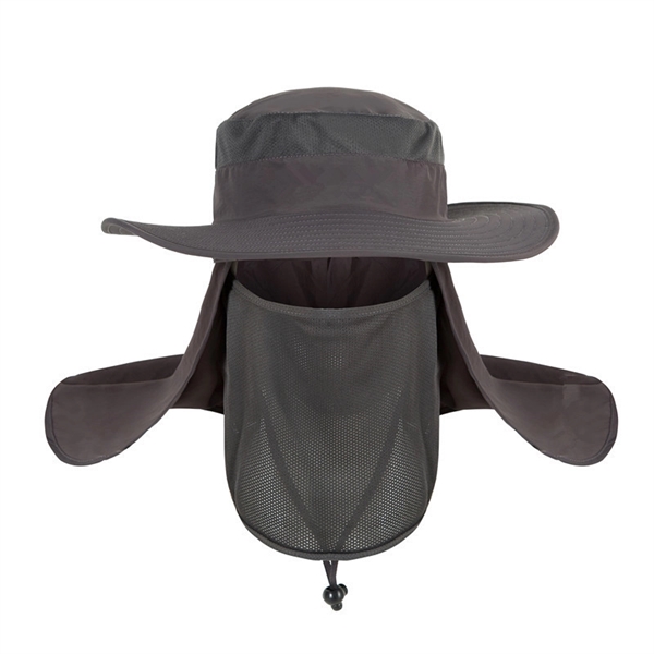 Fishing quick-drying hat with mask - Image 5