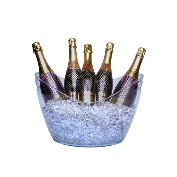 Large (4-6 Bottle) Acrylic Champagne Wine Ice Bucket - Image 3