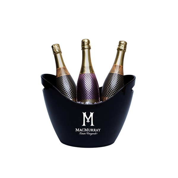 Medium (2-4 Bottle) Acrylic Champagne Wine Ice Bucket - Image 2