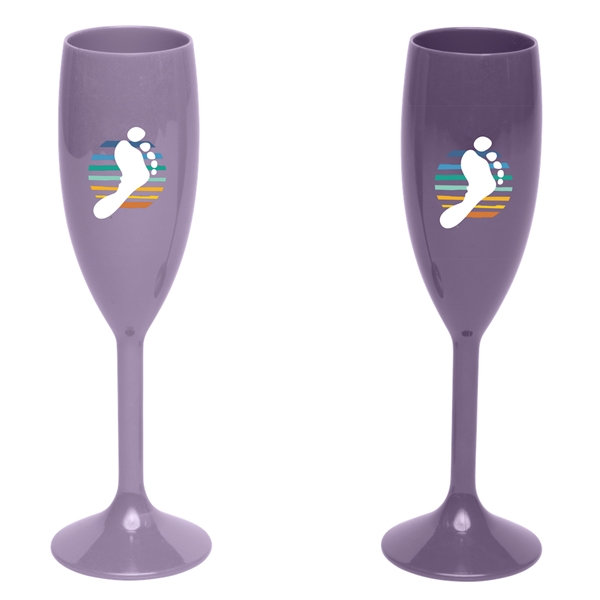 Acrylic Plastic Champagne Flute Glass - Image 3