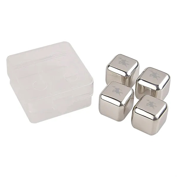 Stainless Steel Ice Cubes in Case - Image 2