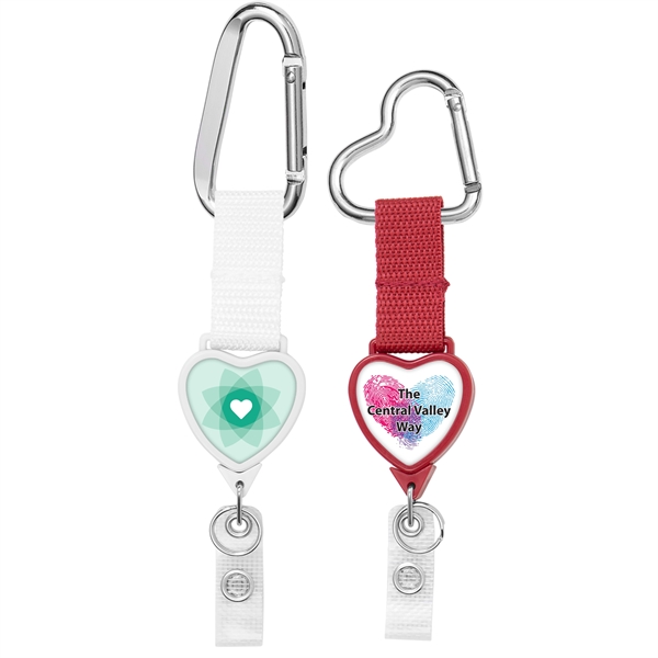 Heart Carabiner Strap 2 Reel - Image 1