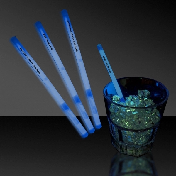5" Single Color Glow Swizzle Stick - Image 6