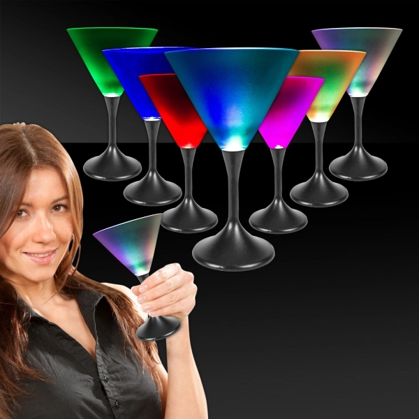 7 oz. Lighted LED Martini Glass - Image 3