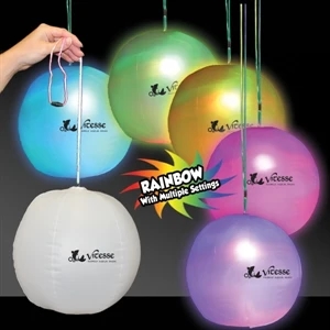 12" Light Up LED Translucent Inflatable Ball Decoration