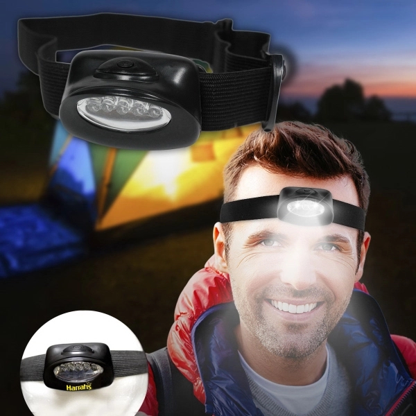 Head LED Light with Elastic Headband - Image 1