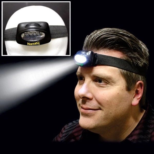 Head LED Light with Elastic Headband - Image 2