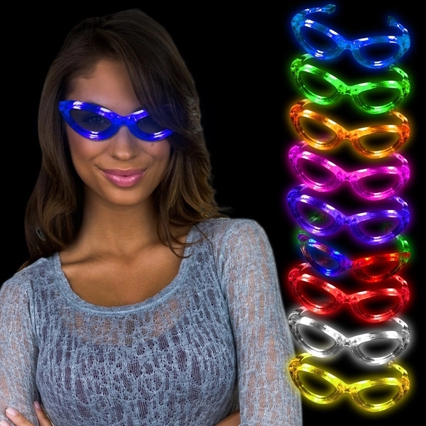 Light Up Flashing LED Sunglasses - Image 1