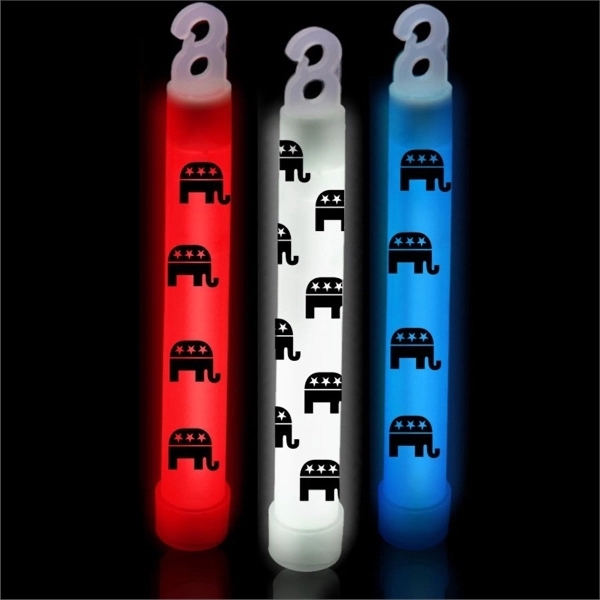 6" Patriotic Glow Stick - Image 2