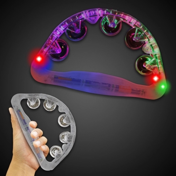 9" LED Light Up Tambourine - Image 2