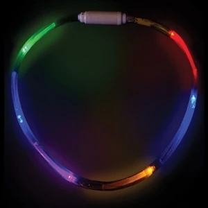27" Rainbow LED Light-Up Necklace