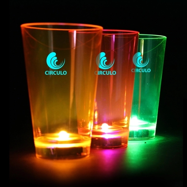 Neon Plastic LED Tumblers - 12 Ounce - Image 1