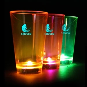 Neon Plastic LED Tumblers - 12 Ounce